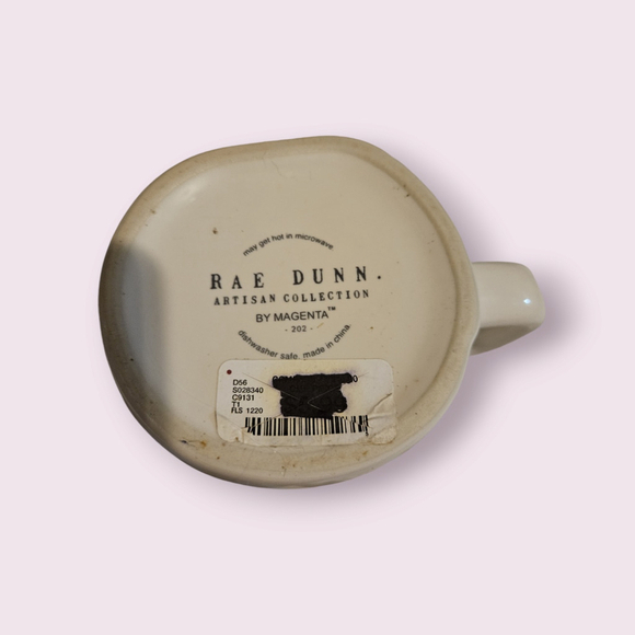 Rae Dunn Coffee Tea Hot Cocoa Mug "Be Mine" Water Colors Red Valentine's Day NEW - Picture 7 of 11